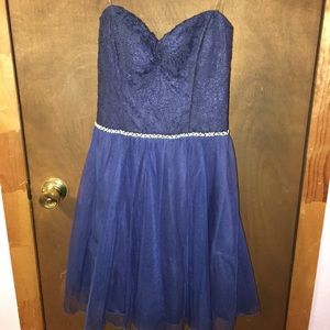 Royal blue homecoming dress